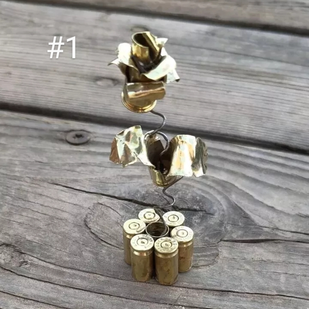 Bullet Rose Handmade Mens Women's Gift Unique  One Of A Kind Limited Edition
